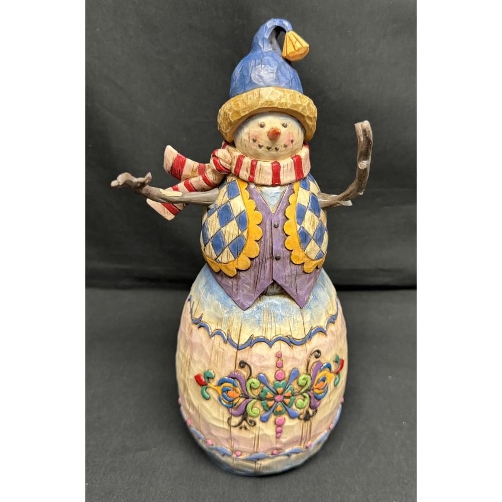 Jim Shore 2003 Heartwood Creek Winter's Tradition Snowman #112252